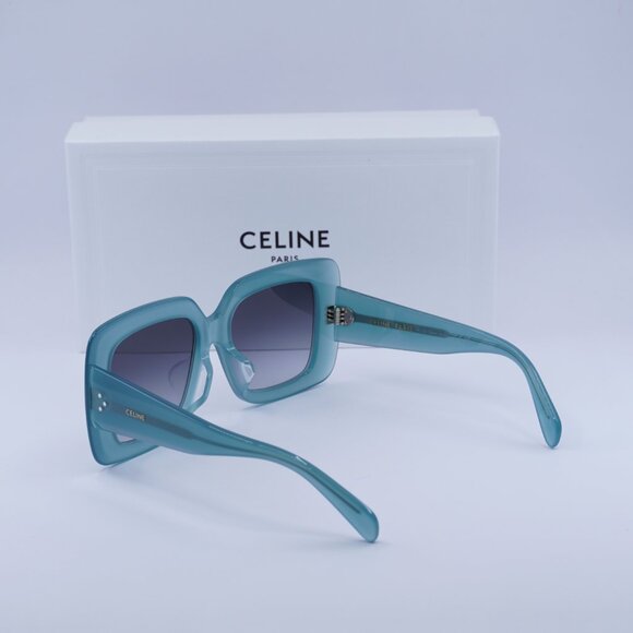 Final Price! Celine CL40263F 69B Blue/Grey Sunglasses - Picture 7 of 10